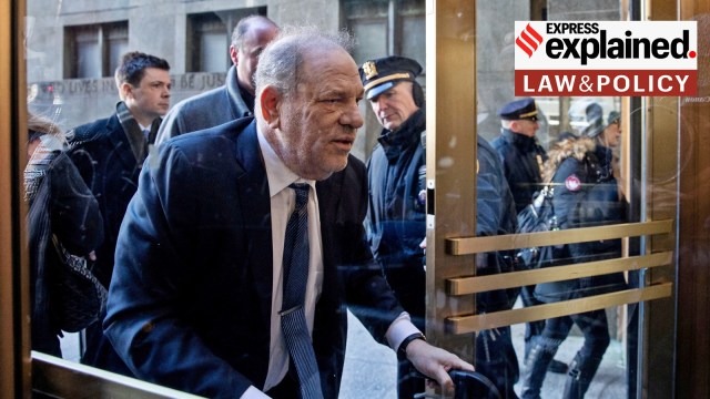 Film producer Harvey Weinstein arrives at New York Criminal Court for his sexual assault trial in the Manhattan borough of New York City, New York, U.S., February 21, 2020.