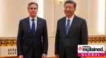 U.S. Secretary of State Antony Blinken meets with Chinese President Xi Jinping at the Great Hall of the People, in Beijing, China, April 26, 2024.