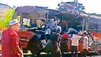 Nashik, Nashik bus accident, Nashik accident, Mumbai news, Mumbai, Maharashtra news, Indian express news