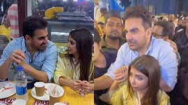 Arbaaz Khan- Shura Khan- mobbed- iftaar-mumbai