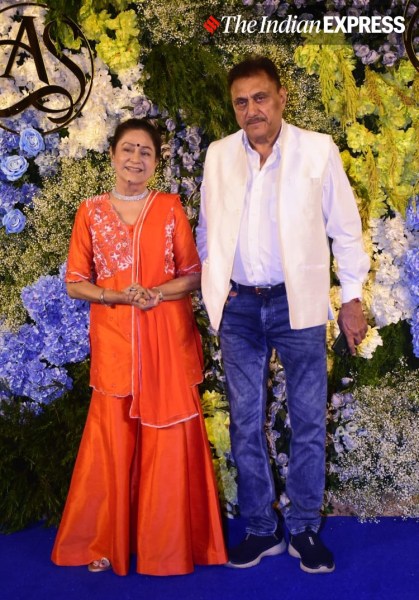 Aruna Irani with husband Kuku Kohli