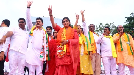 Lok Sabha Elections 2024, Poll ballotin, BJP candidate Pankaja Munde, Hardik Pandya and Rohit Sharma, Mumbai news, Mumbai current affairs, Maharashtra news, Indian express, current affairs