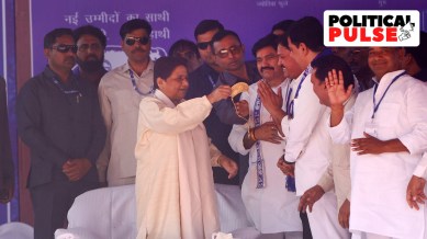 Lok Sabha elections 2024, UP first phase polling, west up voter turnout, up west rajput voters, BJP vs rajput in LS polls 2024, UP west Kshatriya community, Mayawati, Akhilesh, BJP UP west ticket distribution, Samajwadi Party, Bahujan Samaj Party, indian express news