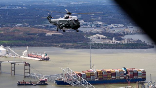 US president Biden Baltimore visit , Bridge Collapse