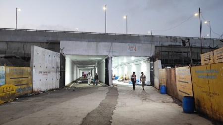 BMC faces flak as seawater floods pedestrian underpass on coastal road