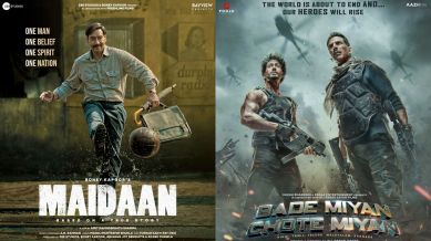 CBFC gives UA certificate to Ajay Devgn's Maidaan and Akshay Kumar and Tiger Shroff's Bade Miyan Chote Miyan
