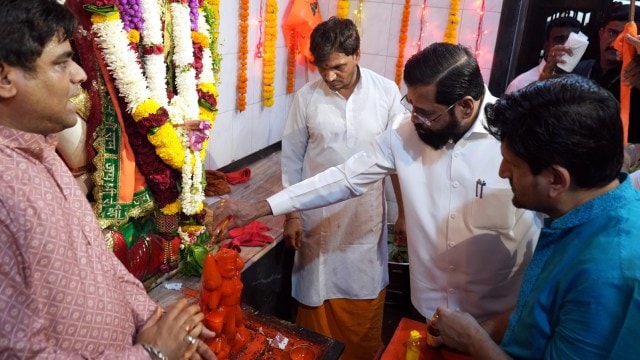Shinde on Uddhav: Goddess Bhavani will teach lessons to dishonest people who take her name