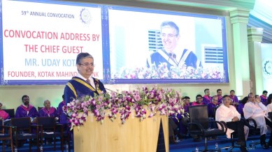 IIM Calcutta Convocation: Uday Kotak, Founder, Kotak Mahindra Bank was the Chief Guest.