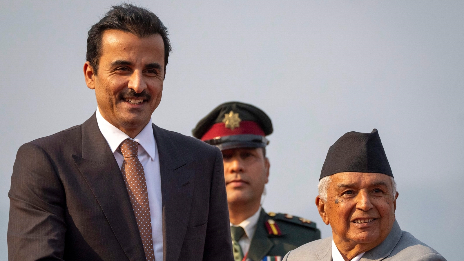 Sheikh Tamim bin Hamad Al Thani, Ram Chandra Poudel