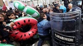 Italy, ferry collision, Capri, Naples, injured,