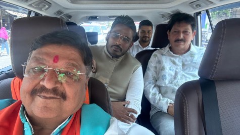 In a setback for Congress, its Indore candidate Akshay Kanti Bam joins BJP