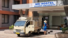 Gujarat university mob attack, foreign students attacked, Gujarat University, GU clashes, Gujarat university safety concerns, indian express news