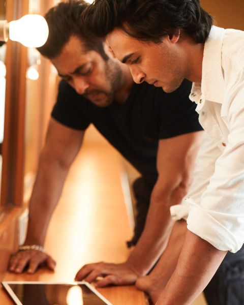 Salman Khan and Aayush Sharma