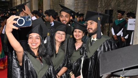 A total of 706 students from various programmes graduated from IIM Bangalore this year.