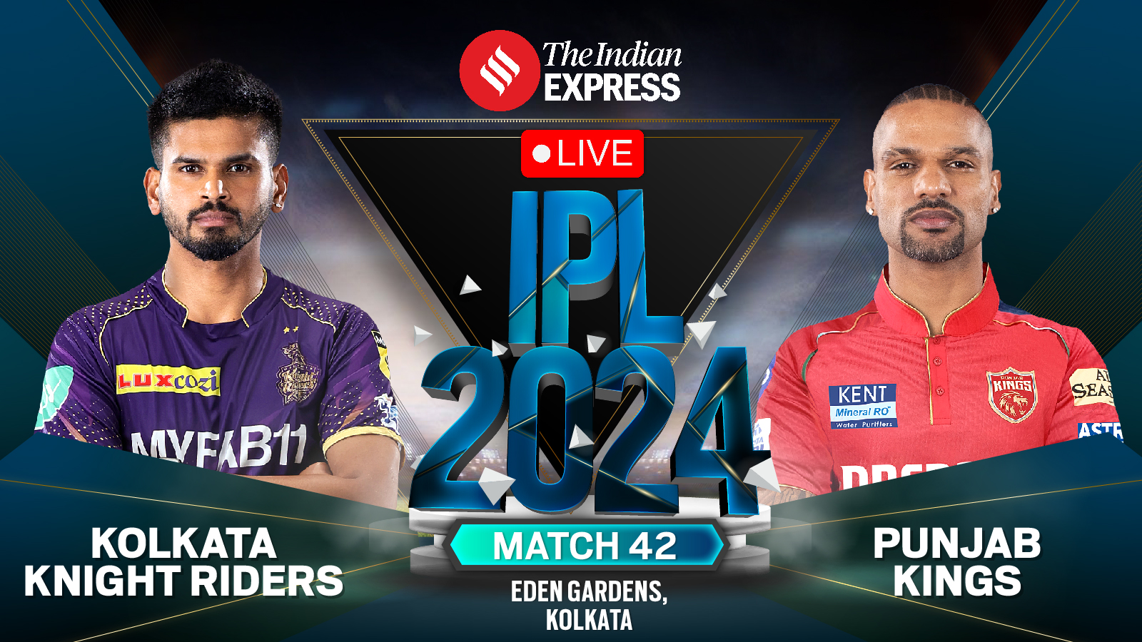 KKR vs PBKS Live Score, IPL 2024: Mitchell Starc in focus as Kolkata Knight Riders take on Punjab Kings thumbnail