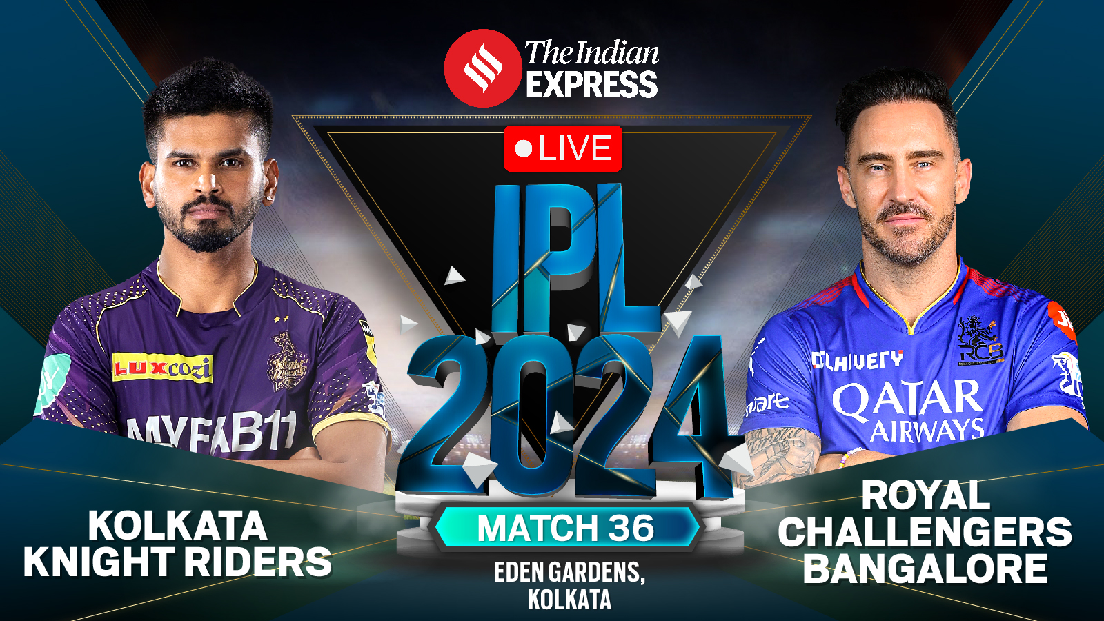 KKR vs RCB Live Score, IPL 2024: Royal Challengers Bengaluru opt to bowl first in Kolkata