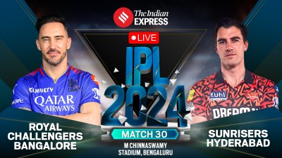 IPL 2024 Live Score: Get Royal Challengers Bengaluru (RCB) vs Sunrisers Hyderabad (SRH) Live Score Updates from M.Chinnaswamy Stadium featuring Virat Kohli