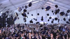 Graduation ceremony held on the ISB Mohali campus today; was held on Friday at Hyderabad