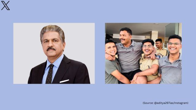 Anand Mahindra hails UPSC topper Aditya Srivastava