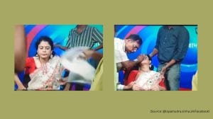 Doordarshan anchor faints during live news reading, dehydration