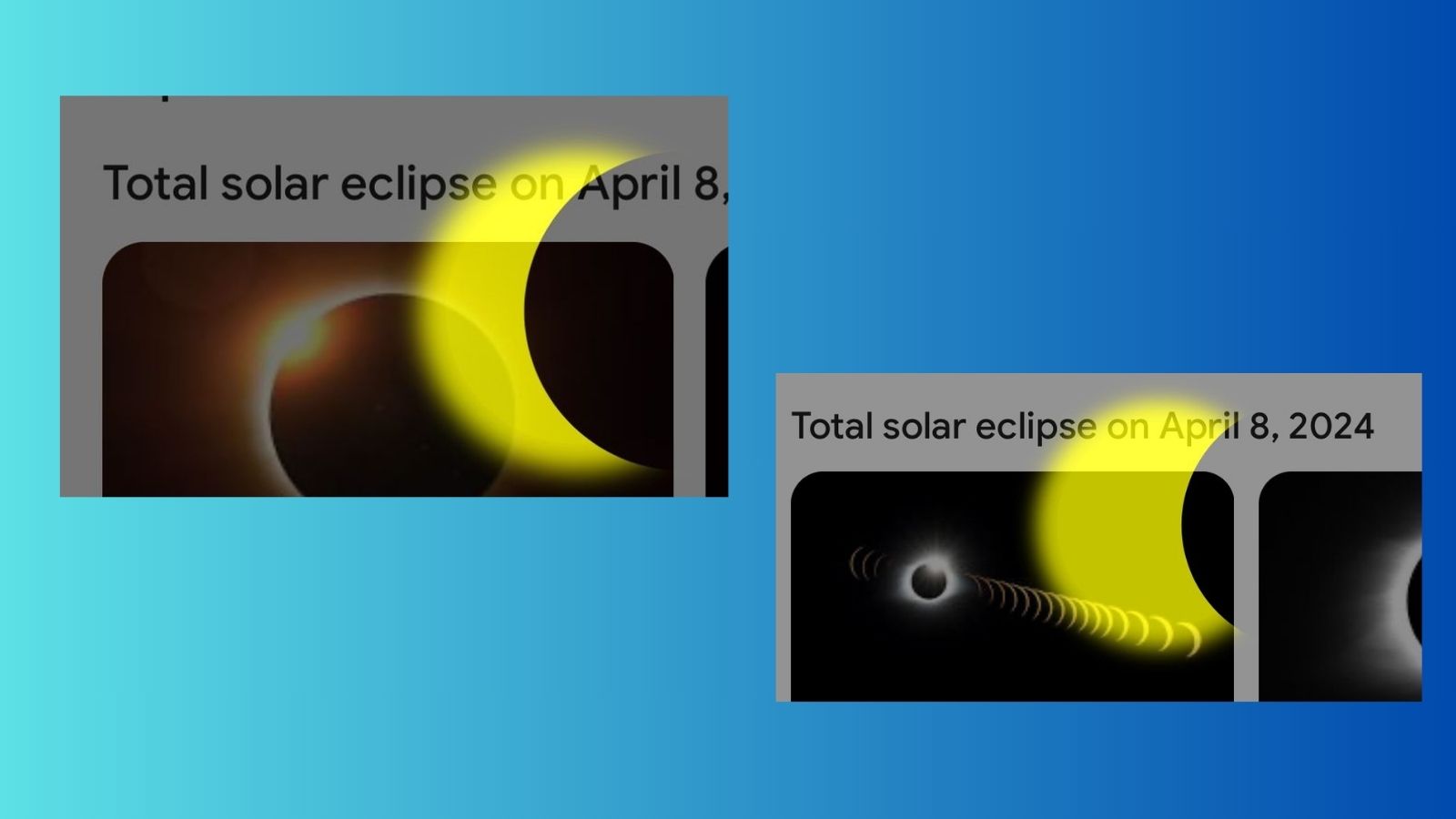 Google marks total solar eclipse 2024
