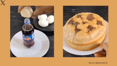 Video of eggs and thumbs up cake goes viral