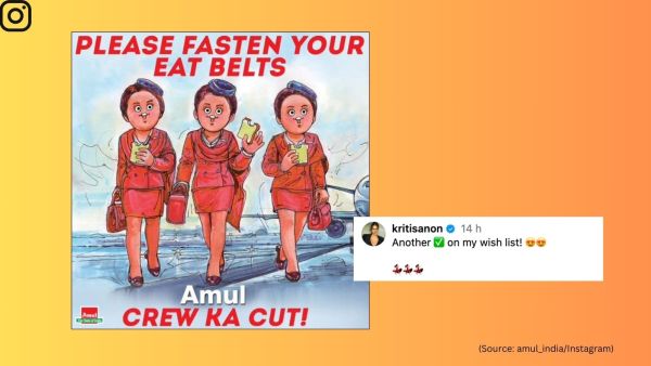 Amul gives shout out to Crew