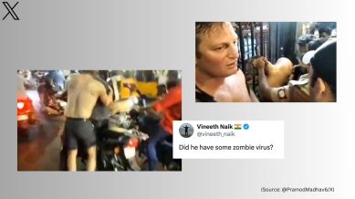 Drunk foreigner tries to bite commuters in Chennai