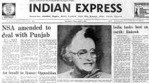 April 6, 1984, Forty Years Ago: Government orders stricter the National Security Act in Punjab