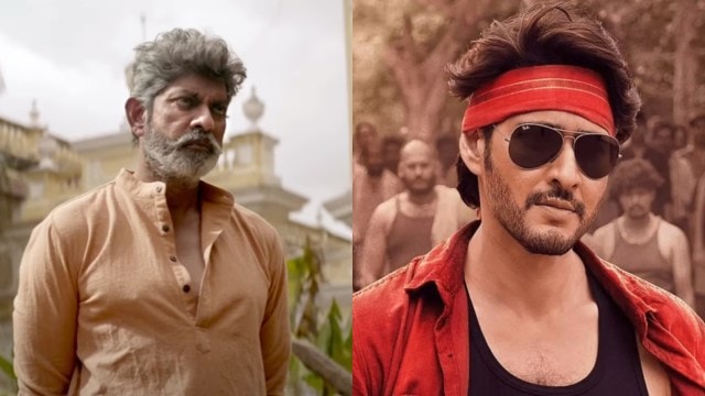 Jagapathi Babu and Mahesh Babu in Guntur Kaaram posters