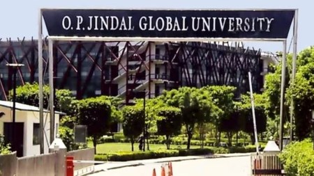 O P JINDAL University, Jindal University upholds student suspension, discussion on Ram temple, Jindal university students suspension, delhi news, indian express news