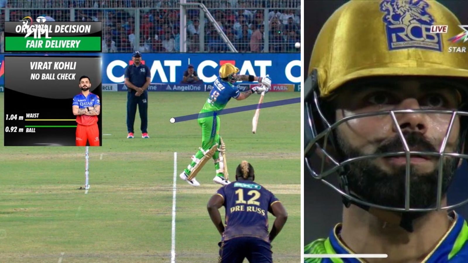 KKR vs RCB: Was Virat Kohli out or not? Here’s what you need to know about controversial moment at Eden Gardens thumbnail