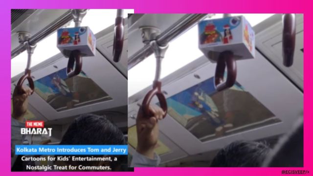 Kolkata Metro starts screening Tom and Jerry inside trains, video ...