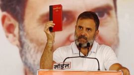 Lok Sabha polls: Rahul Gandhi asks candidates to carry copy of Constitution to public meetings