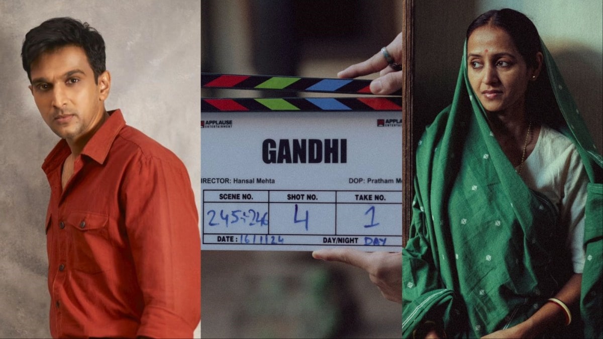 The new series Gandhi stars Pratik Gandhi in the titular role while wife Bhamini plays Kasturba.