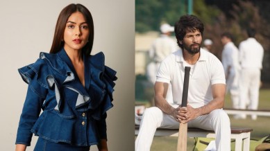 Mrunal Thakur and Shahid Kapoor worked with each other in Jersey. (Photo: Instagram/mrunalthakur)