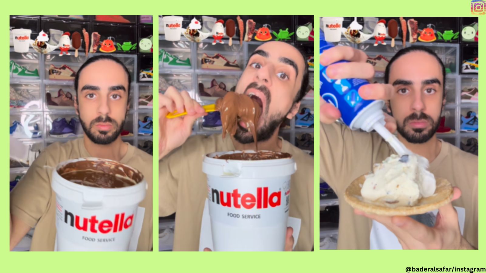 ASMR mukbang goes wild with Nutella cake, ice-cream tacos, and more ...