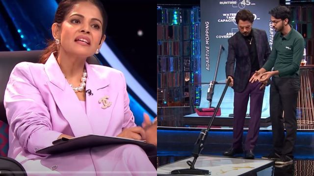 Shark Tank India: Namita Thapar asks Anupam Mittal to mop the floor ...