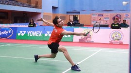 Anupama picked the Kazakhstan International Challenge, and continued the plod of India's next batch of women's singles shuttlers. (Credit: BAI)
