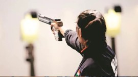 In the 25m women's pistol category, Simranpreet Kaur beat Manu Bhaker in a tight race that went to the wire. (Representational Image)