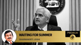 Reserve Bank of India (RBI) Governor Shaktikanta Das during a press conference after delivering the Monetary Policy Statement, at the RBI headquarters in Mumbai, Friday, April 5, 2024. (PTI Photo)