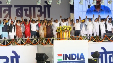 INDIA Bloc Mega Rally