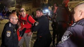 Protest Outside Netanyahu’s Jerusalem Home Turns Into ‘Riot,’ Police Say