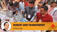 ROBUST AND TRANSPARENT copy EVM lok sabha elections 2024