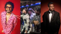 Ranveer Singh grooves to 'Apadi Podu', 'Tattad Tattad' with Atlee at Shankar’s daughter Aishwarya’s wedding. Watch