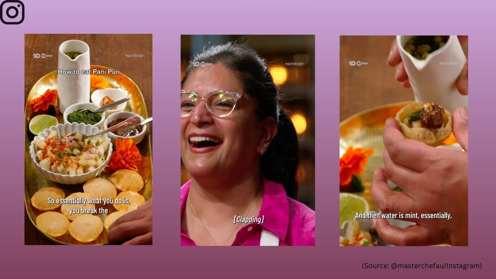 Watch Indian Origin Contestant Makes Pani Puri For Masterchef