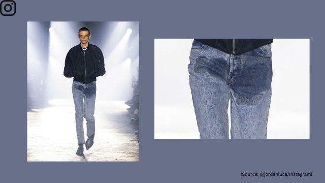 British-Italian designer label sells ‘pee stain denim’ jeans for Rs