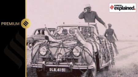 NEHRU DURING 1951-52 ELECTION CAMPAIGN