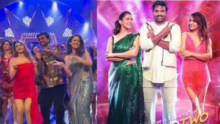 Vijay Sethupathi, Samantha Ruth Prabhu and Nayanthara shake a leg to "Two Two Two" in an old video shared by Vignesh Shivan (Photo: Instagram/wikkiofficial)