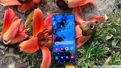 The new AI features will arrive to older Samsung Galaxy devices in early May. (Anuj Bhatia / Express photo)
